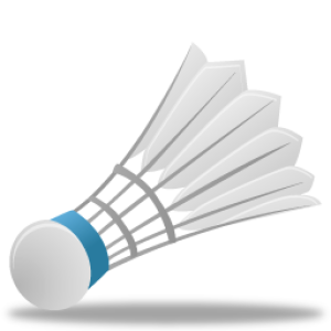 Badminton volant PNG image