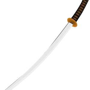 Japan samurai sword PNG image