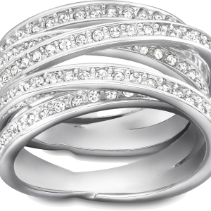 silver ring with diamonds PNG