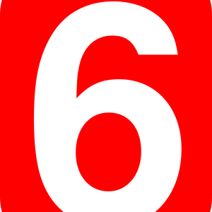 Number 6 PNG