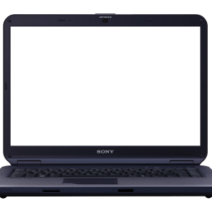 Laptop transparent PNG image