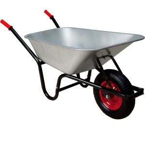 metal wheelbarrow PNG