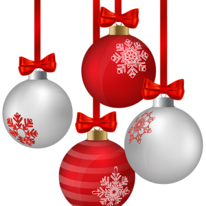 Christmas balls baubles