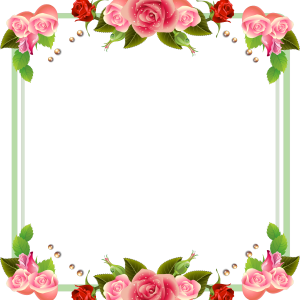 Floral frame PNG