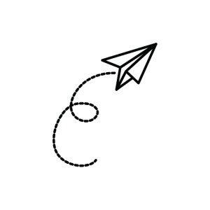 Paper plane PNG