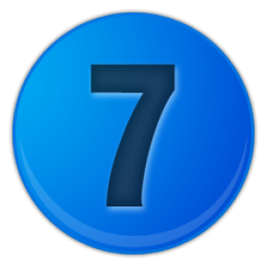 number 7 PNG