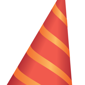 Party birthday hat PNG