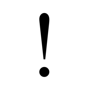 Exclamation mark PNG