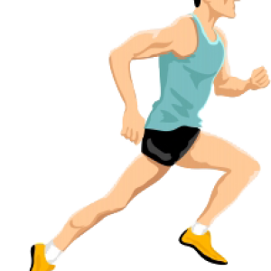 Runner man PNG image