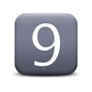 Number 9 PNG