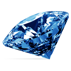 Blue diamond PNG image