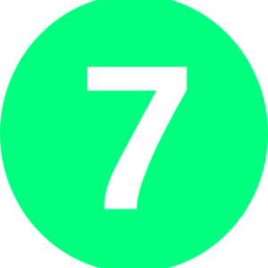 number 7 PNG