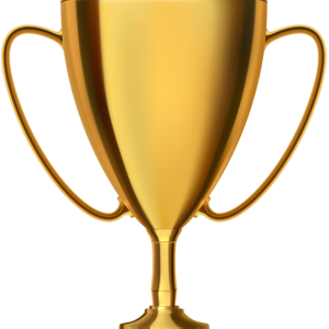 Award trophy cup