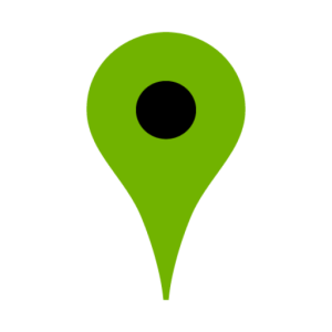 green Google Maps pin PNG