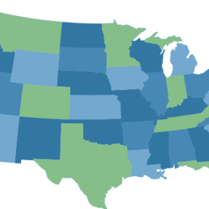 USA map PNG
