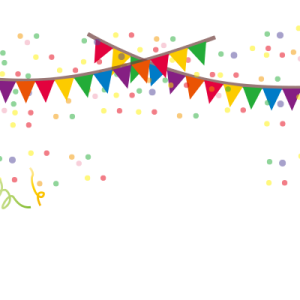 Party flags PNG