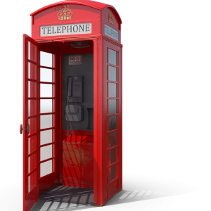 Telephone booth PNG