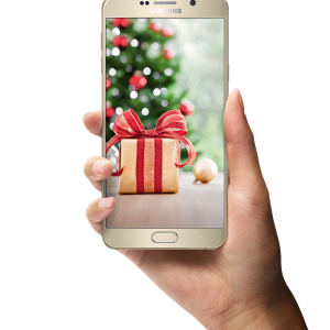 Phone in hand PNG