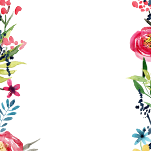 Floral frame PNG