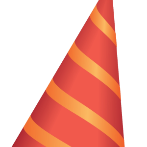 Party birthday hat PNG