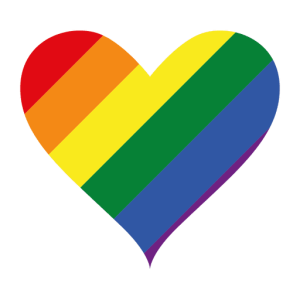 LGBT heart PNG