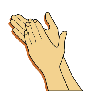 Clapping hands PNG