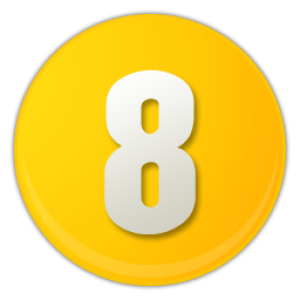 number 8 PNG