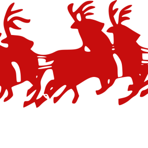 Santa sleigh PNG
