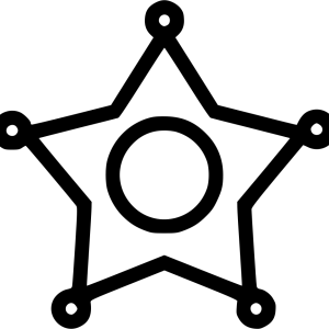 Sheriff badge PNG
