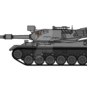 Leopard tank PNG