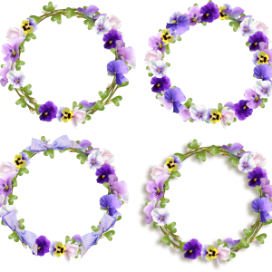 Floral frame PNG