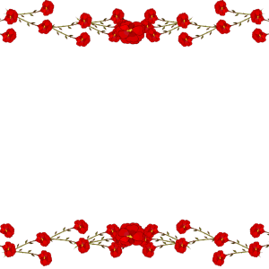 Floral frame PNG