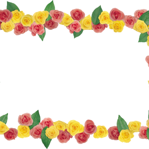 Floral frame PNG