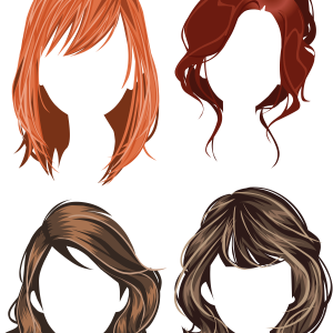 Hair wig PNG