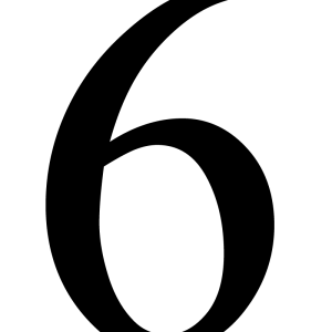 Number 6 PNG