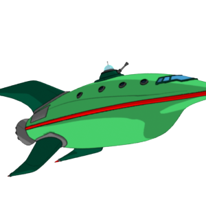 Futurama ship PNG