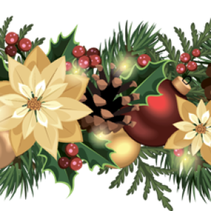 Christmas garland PNG