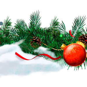 Christmas garland PNG