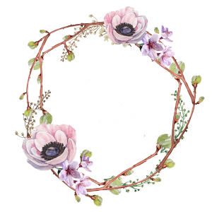 Floral frame PNG