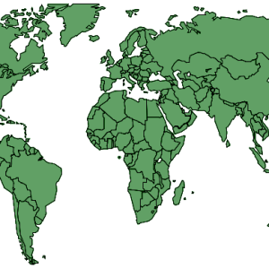 World map PNG