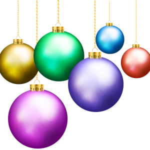 Christmas balls baubles