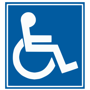 Disabled handicap symbol PNG