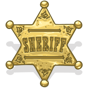 Sheriff badge PNG