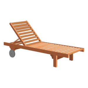 Sun lounger PNG