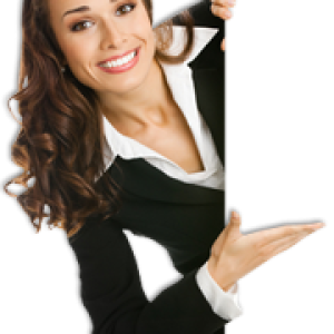 Business woman girl PNG image