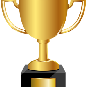Award trophy cup