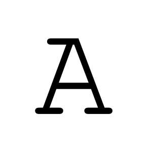 letter A PNG