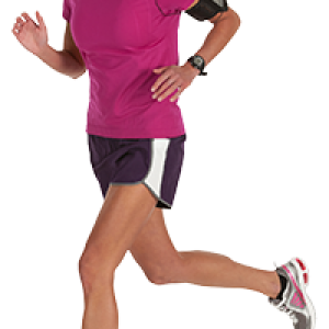 Running woman PNG image