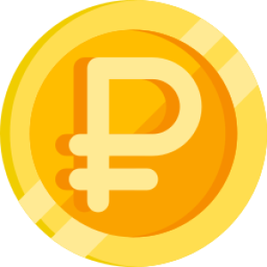 Russian ruble PNG