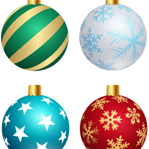 Christmas balls baubles